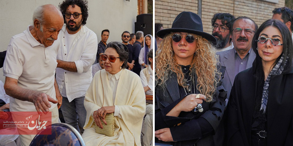 تصاویر کمتردیده شده از مراسم تشییع و تدفین ناصر تقوایی 